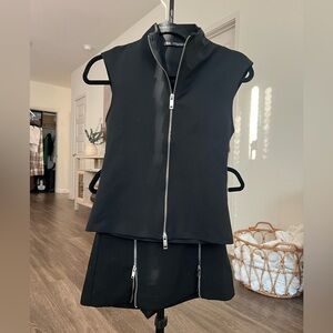 Zara black skort set